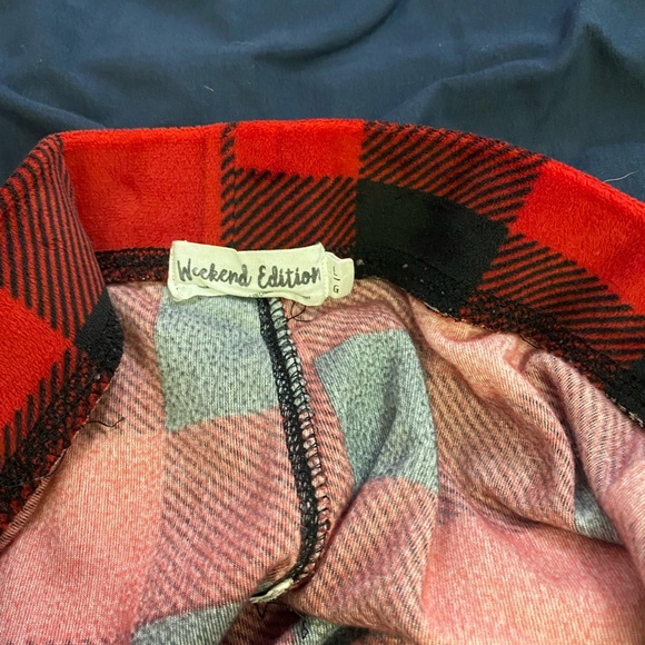 pj pants, plaid design, soft material - Picture 3 of 3